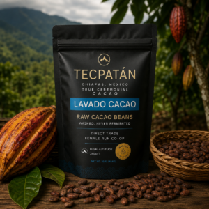 1/2 LB - High Altitude Ceremonial Cacao "Lavado" - Woman Grown, Direct Trade Tecpatán, MX