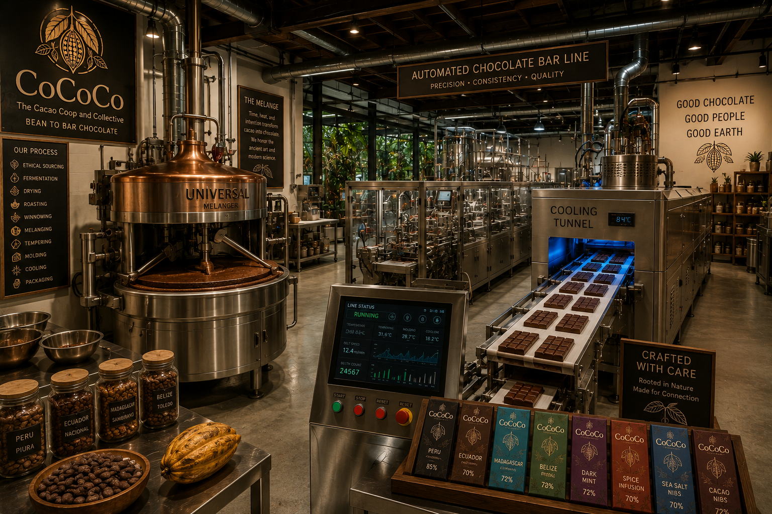 CoCoCo bean-to-bar chocolate factory
